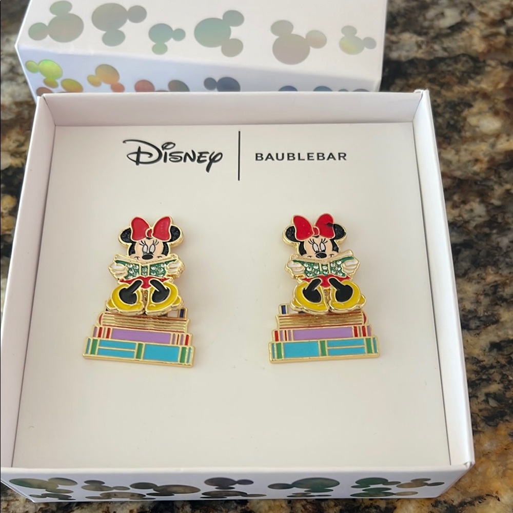 Disney BaubleBar Minnie Mouse Earrings